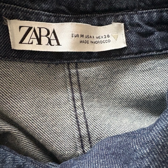 Zara Cotton Denim Dress - Picture 10 of 14